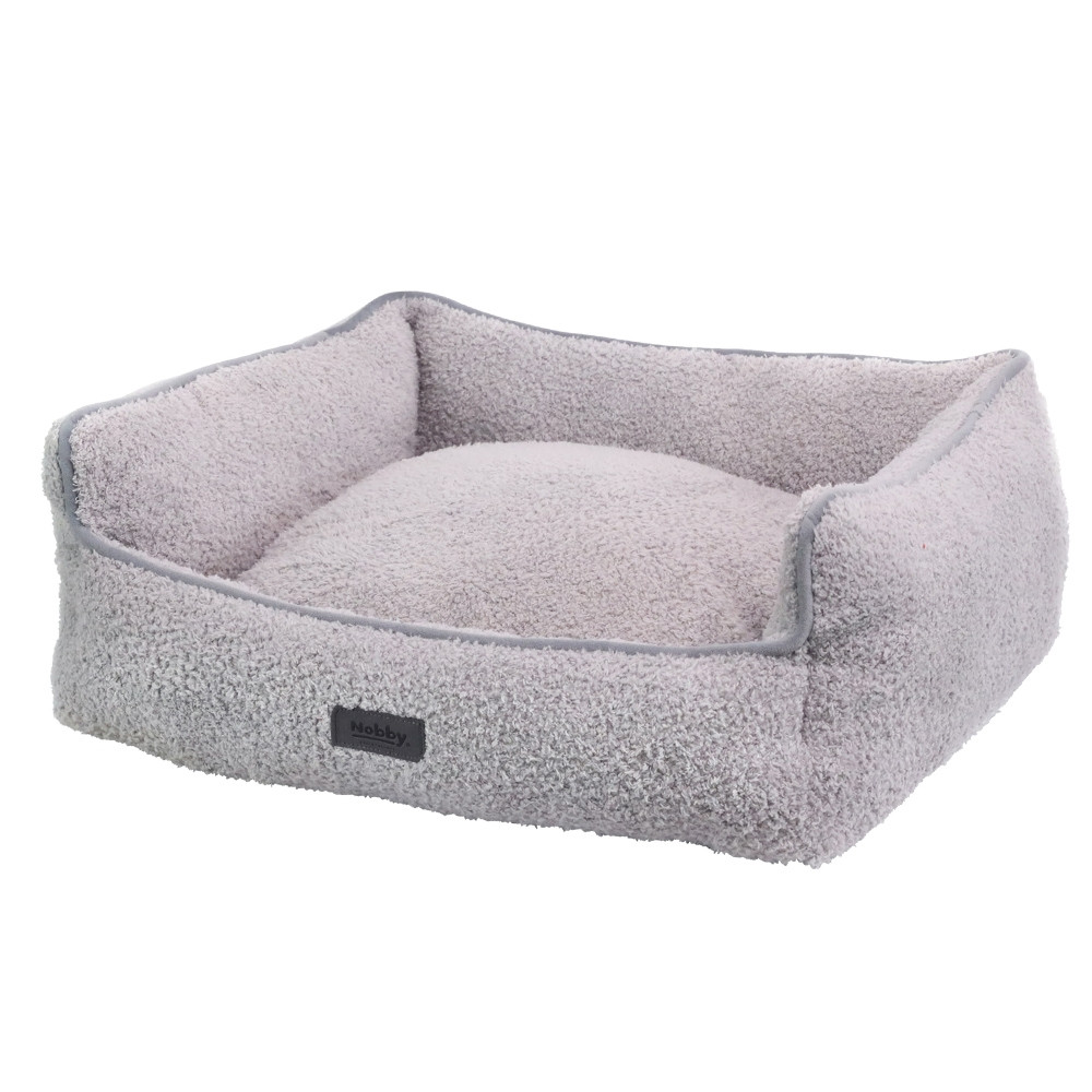 Comfortbed vierkant "CLOUDY" l x b x h: 80 x 70 x 23 cm grijs
