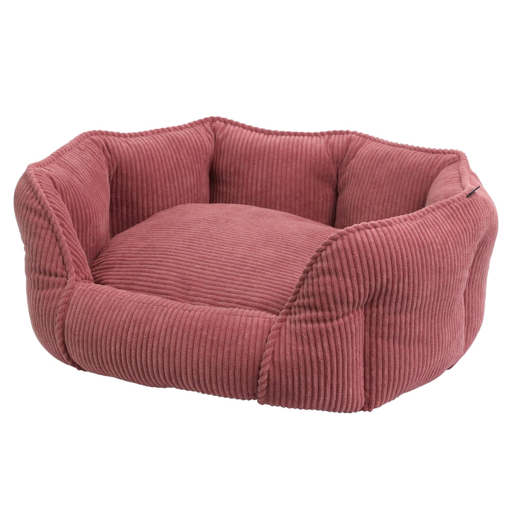 Comfortbed ovaal "SALIA" l x b x h: 55 x 50 x 21 cm berry
