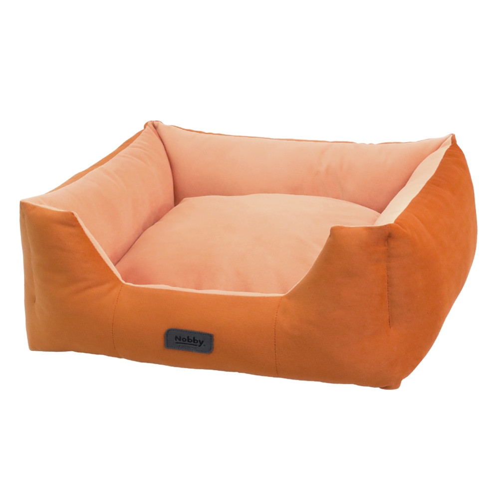 Comfortbed vierkant "CUMBA" l x b x h: 60 x 48 x 19 cm caramel