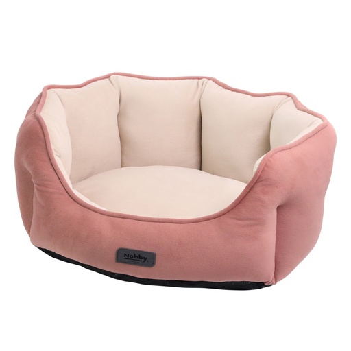 [NB61932] Comfortbed ovaal "MAJID" l x b x h: 45 x 40 x 19 cm peach