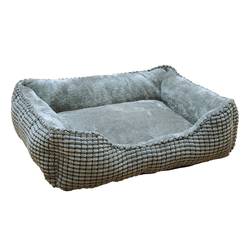 Comfortbed vierkant Classic "GARIK" l x b x h: 70 x 60 x 20 cm donker grijs