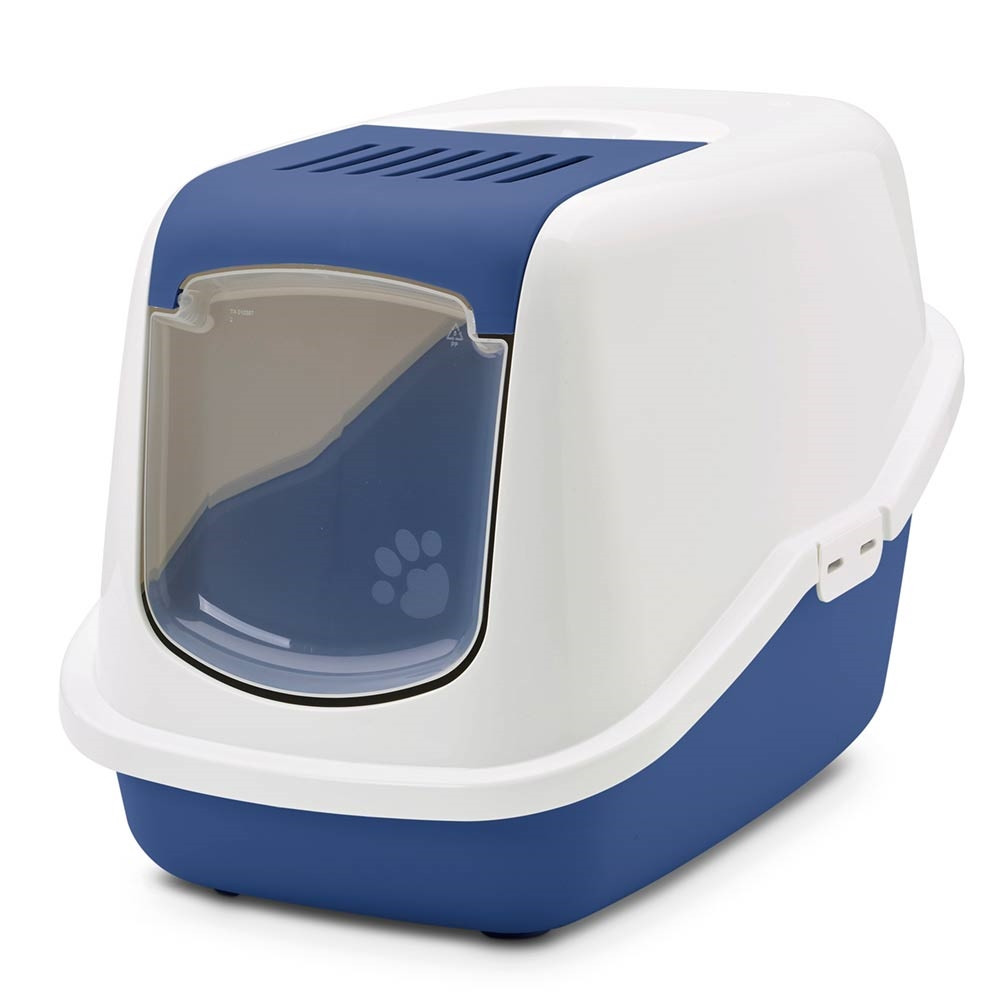 Kattentoilet Nordic "NESTOR" 56 x 39 x 38,5 cm blauw