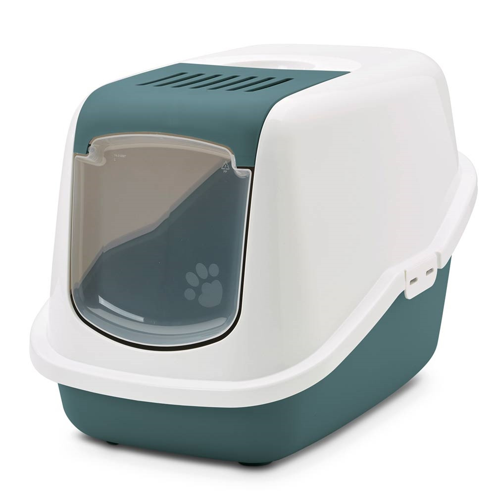 Kattentoilet Nordic "NESTOR" 56 x 39 x 38,5 cm groen