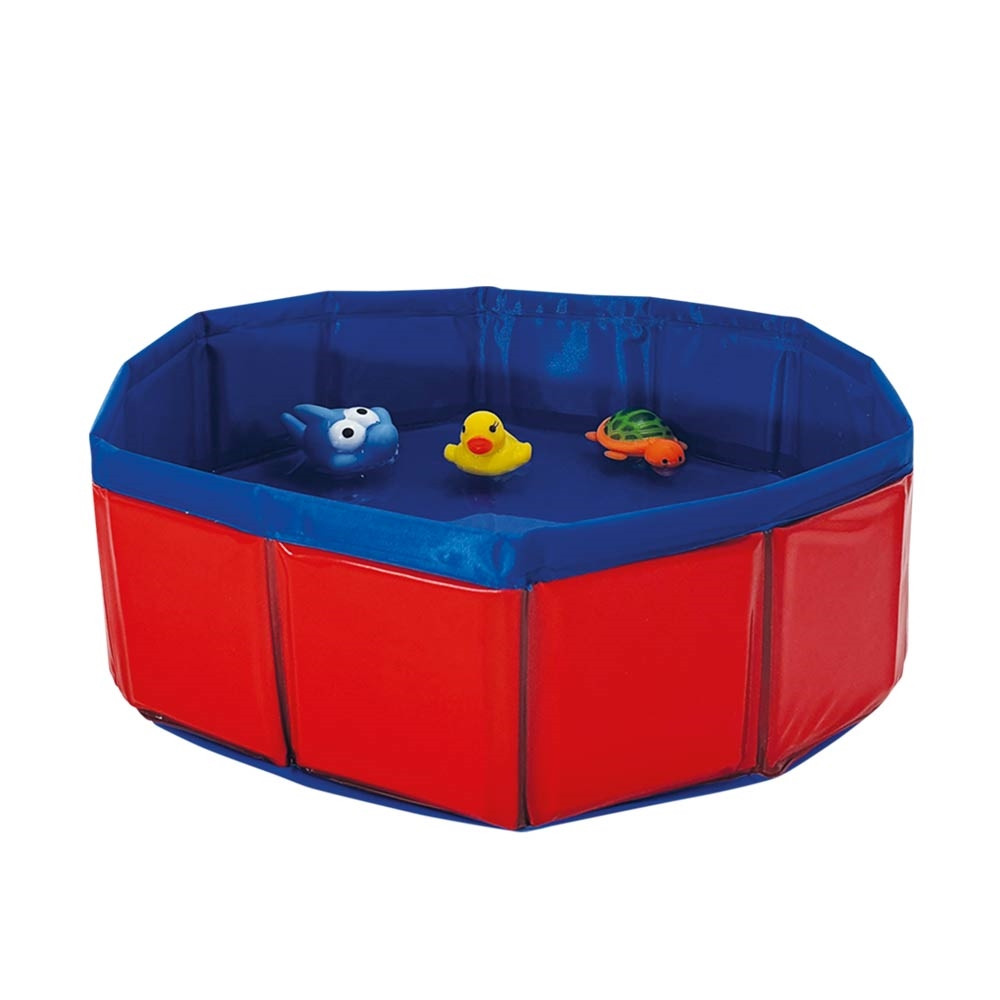 Kattenspeelzwembad met speeltjes