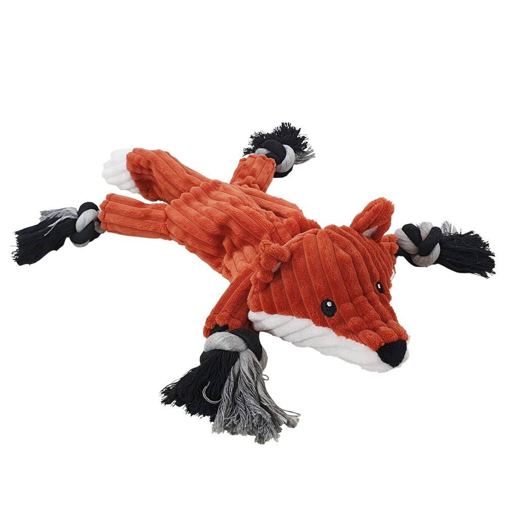 Pluche vos met touw 38 cm 