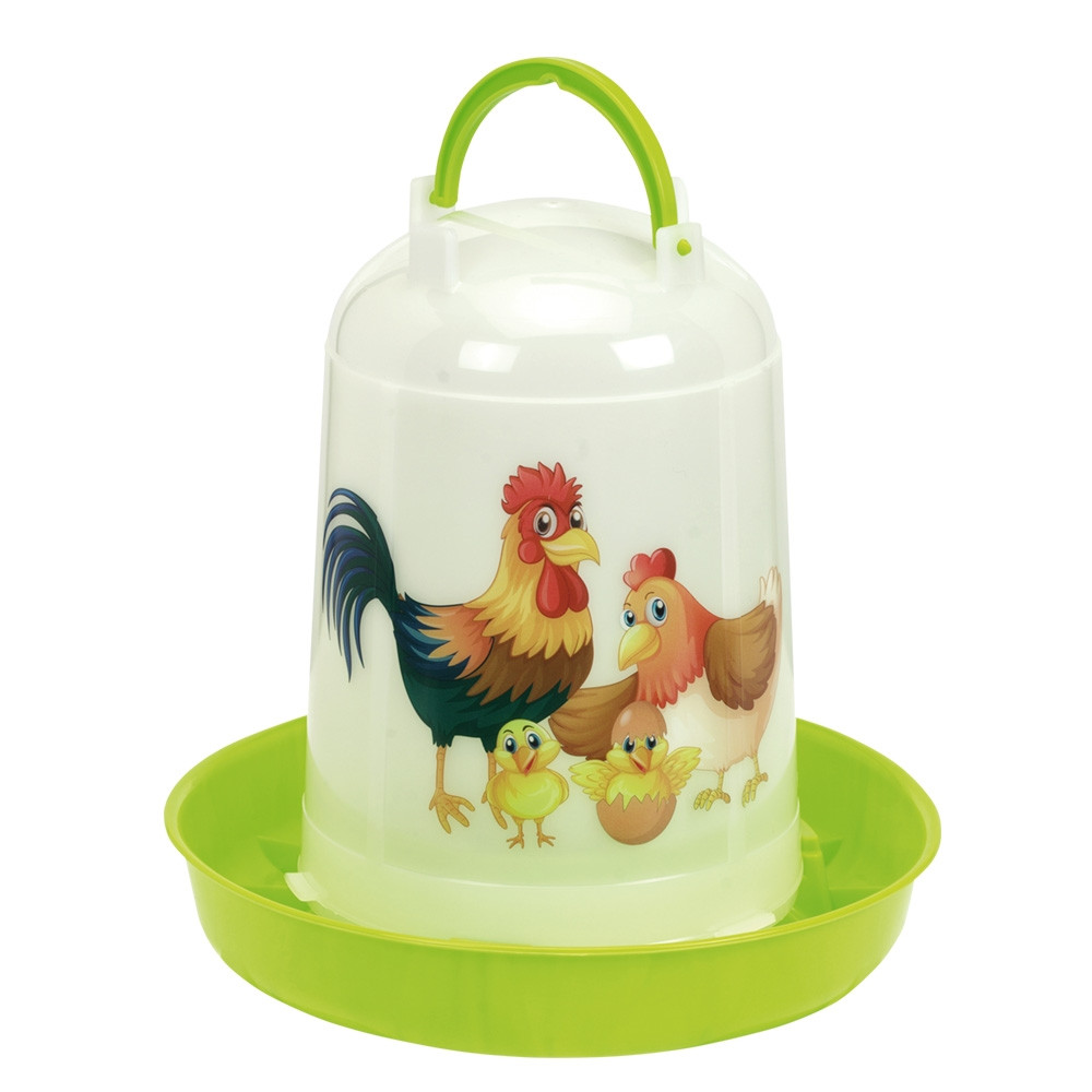 Gevogeltevoerbak HAPPY kunststof 5 L,  27 x 27 cm 