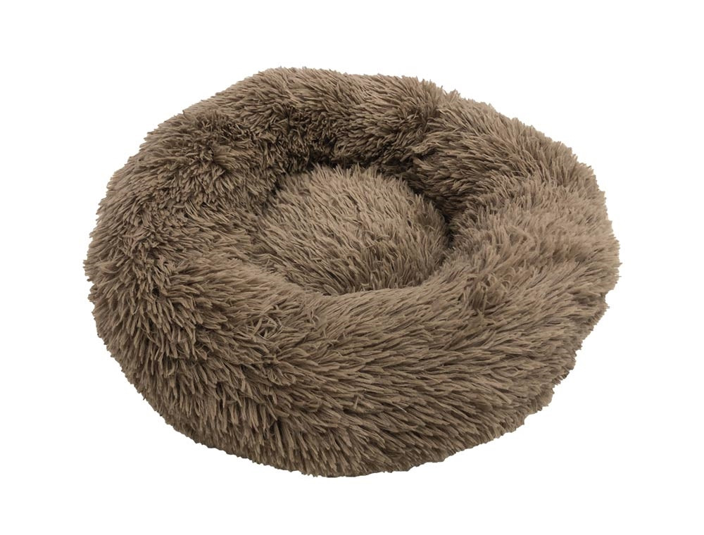 Gezellige beddonut Classic "ESLA" d x h:  70 x 26 cm bruin
