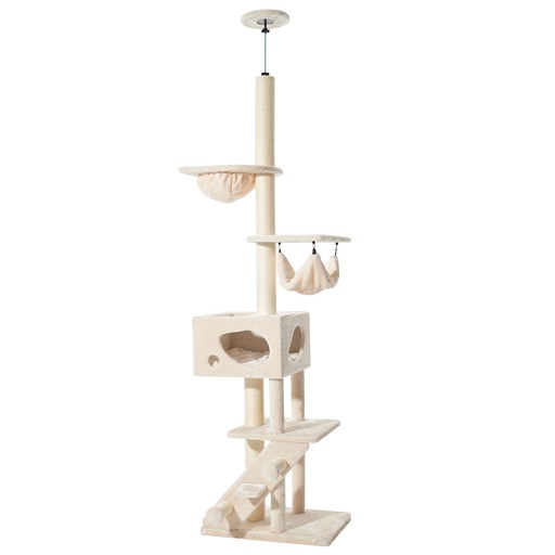 [NB6379392] Krabpaal "SIVAS" 70 x 48 x 247-275 cm cream