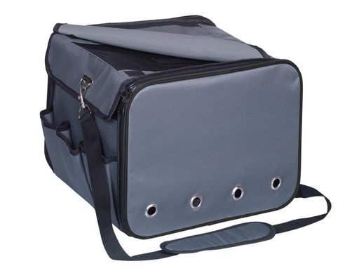 [NB63806] Autostoeldrager "MERLO" 40 x 34 x 30 cm grijs