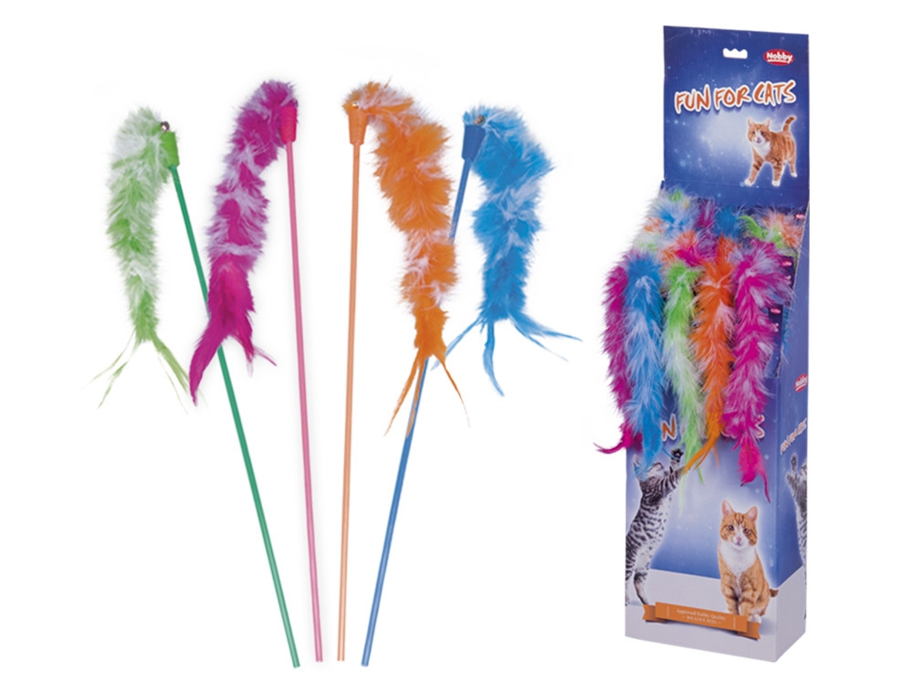 Varenblad met speelgoed display 18 st, hengel 45 cm+24 cm Mix kleuren