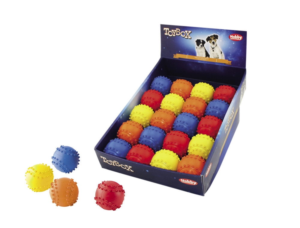 Rubberen bal met knoppen