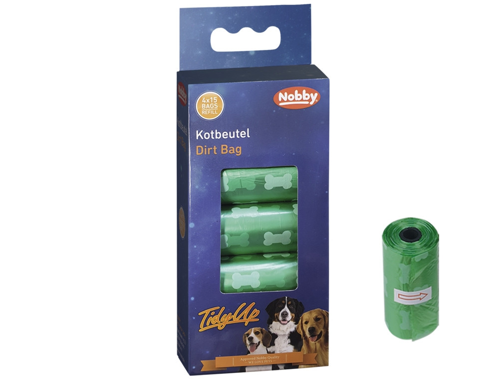 TidyUp Poepzakje met botprint fgroen