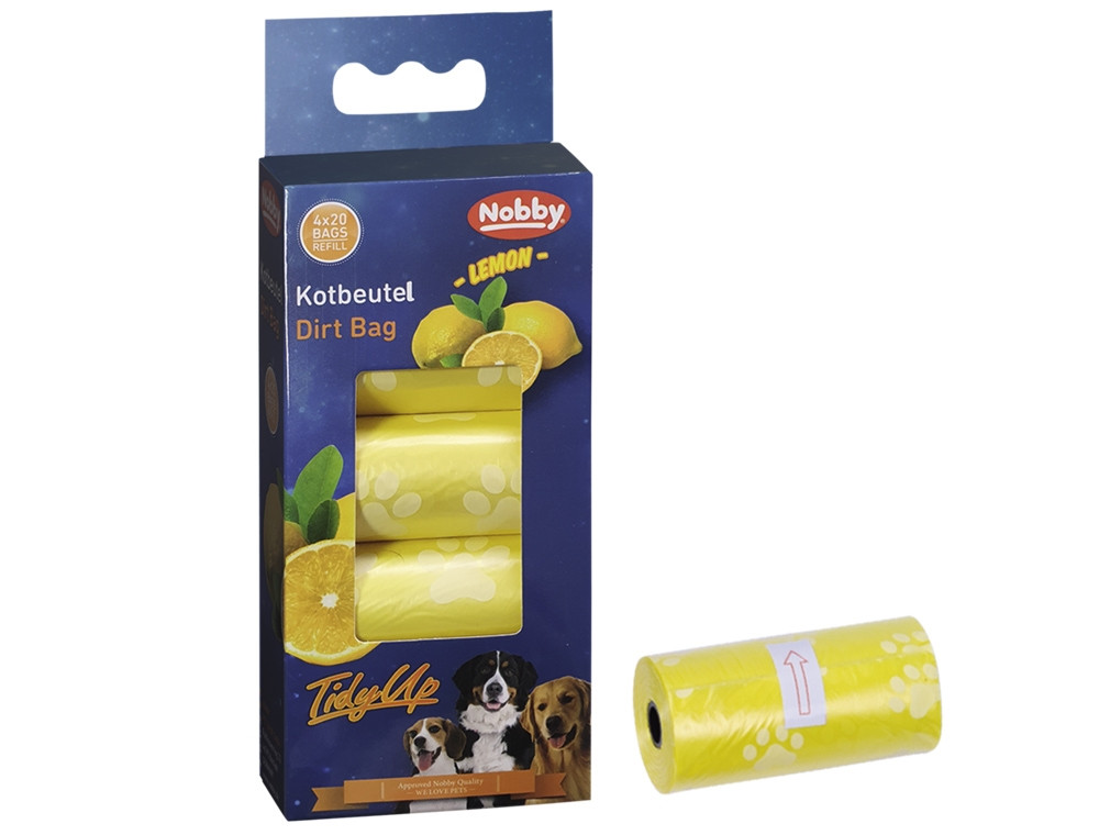 TidyUp Poepzakje "LEMON" met pootafdruk