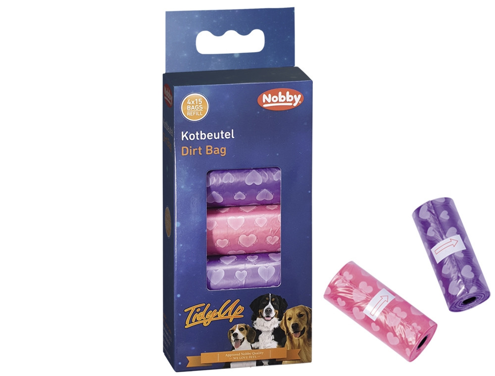 TidyUp Poepzakje met hartjesprint 2 colour
