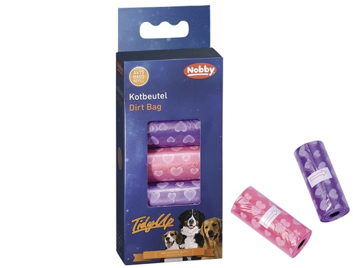 [NB67388] TidyUp Poepzakje met hartjesprint 2 colour