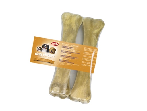 [NB67984] Botten van ongelooide huid geperst 2 stuks; 21,5 cm; 170 g 