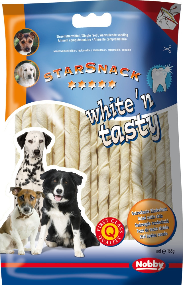 White'n Lekkere twist. 12,5 cm x 6-7 mm, 165 g, 30 st. 