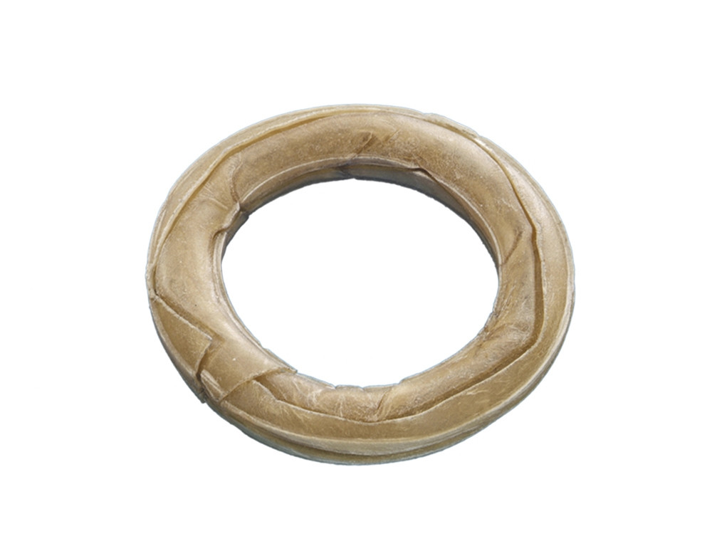 Kauwring ingedrukt