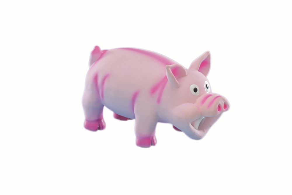 Latex varken 15 cm roze