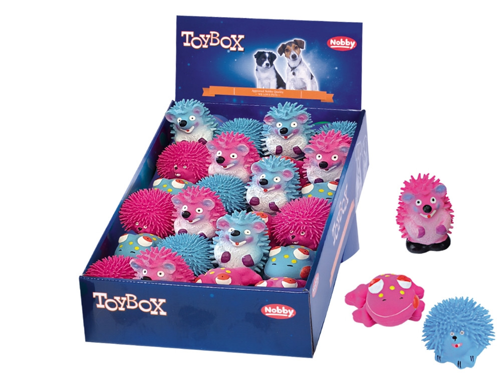 Latex dieren display 24 stuks 