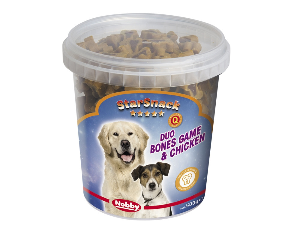StarSnack "Duo Bones Wild & Kip" pot 500 g 