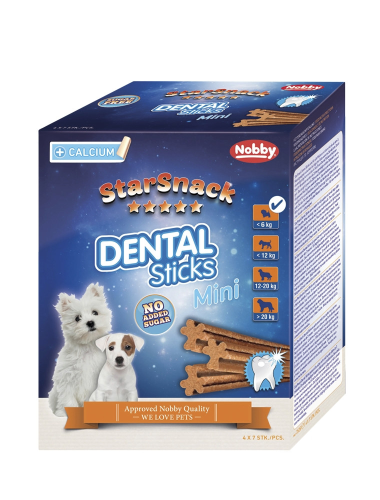 StarSnack “Tandsticks” mini; 28 stuks; 252 g 
