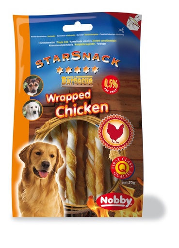 [NB70013] StarSnack Barbecue Verpakte Kip 70 g 