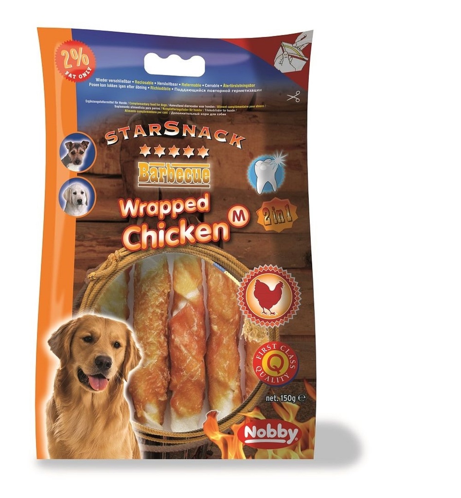 StarSnack Barbecue Verpakte Kip M, 150 g 