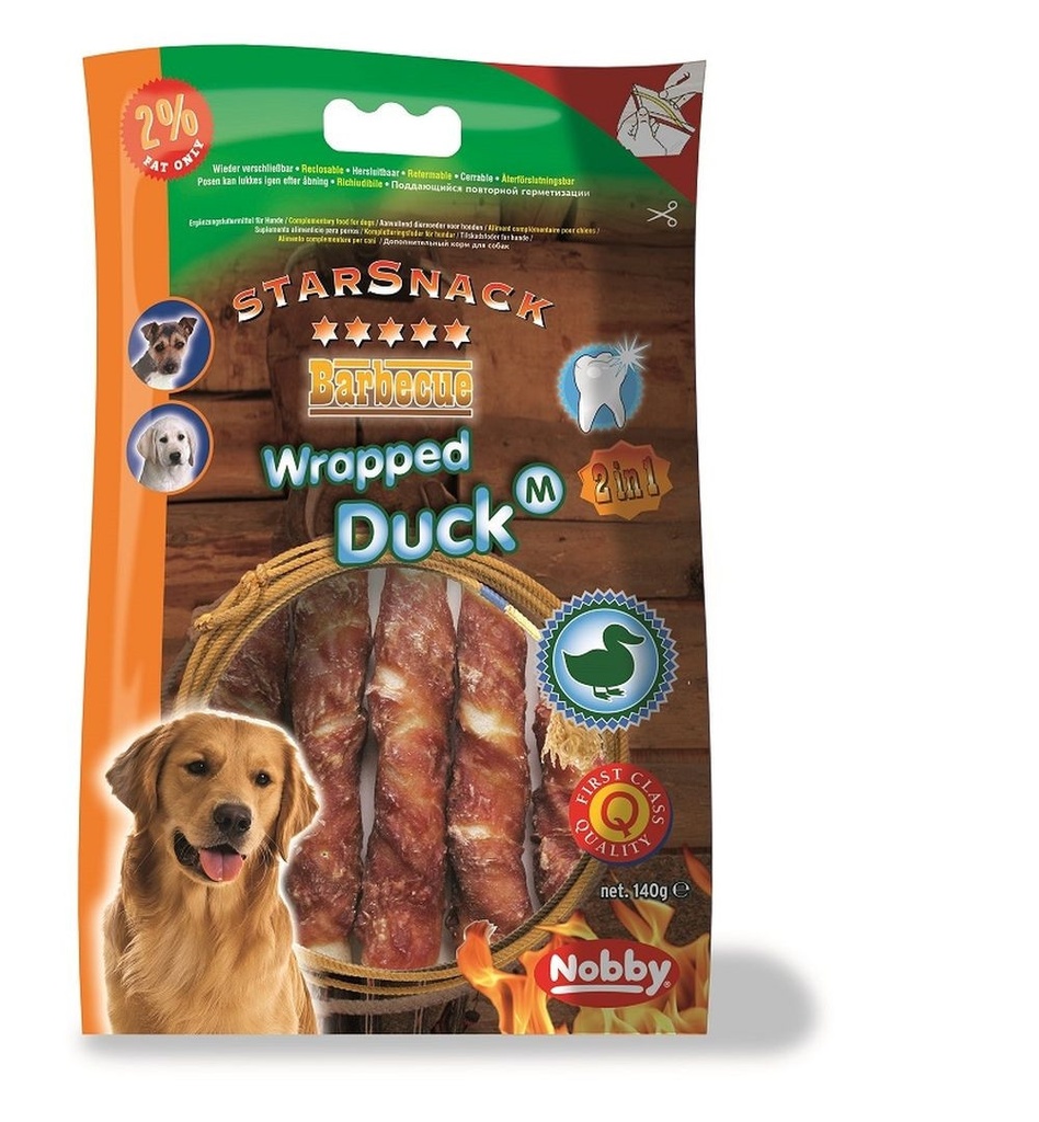 StarSnack Barbecue Verpakte Eend M, 140 g 