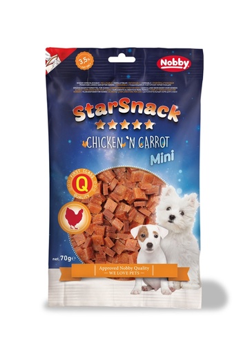 [NB70143] StarSnack MINI Kip en Wortel 70 g 