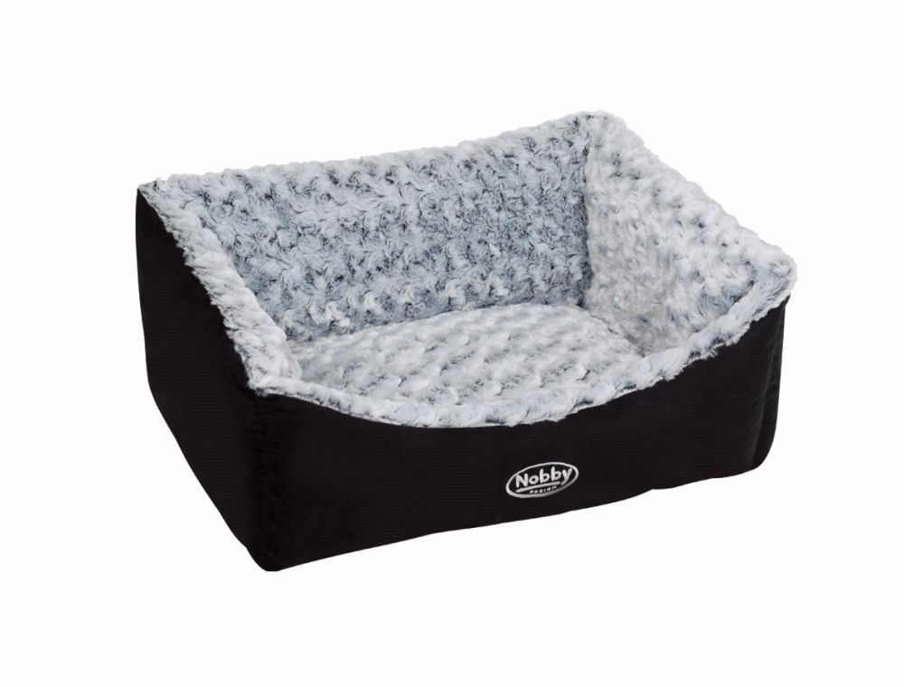 Comfortbed vierkant "ARUSHA" L x b x H: 60 x 48 x 19 cm zwart