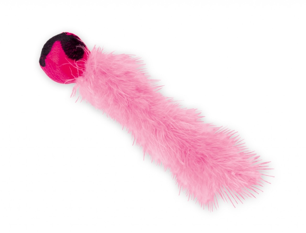 Bal met veren 24 cm 