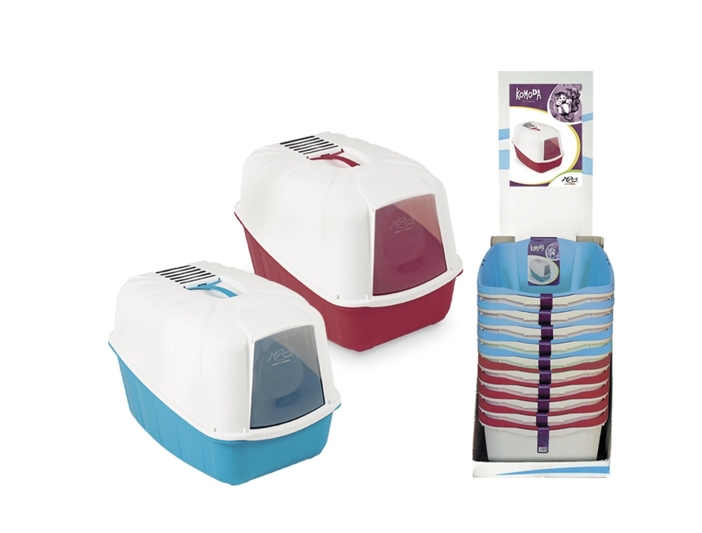 Kattentoilet "Komoda" 2  Mix kleuren