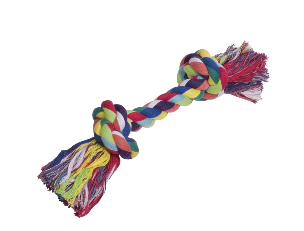 Touwspeelgoed, speeltouw 270 g; 2 knots,  36 cm 