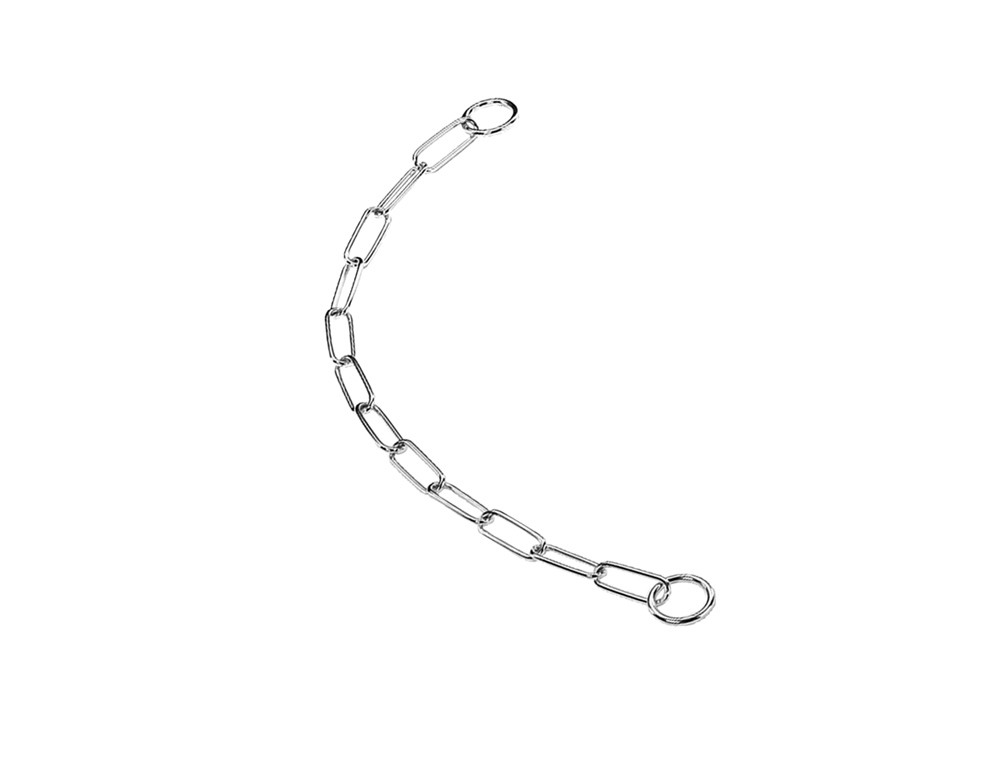 Kettingen chroom, grote schakels l: 55 cm  3,0 mm 