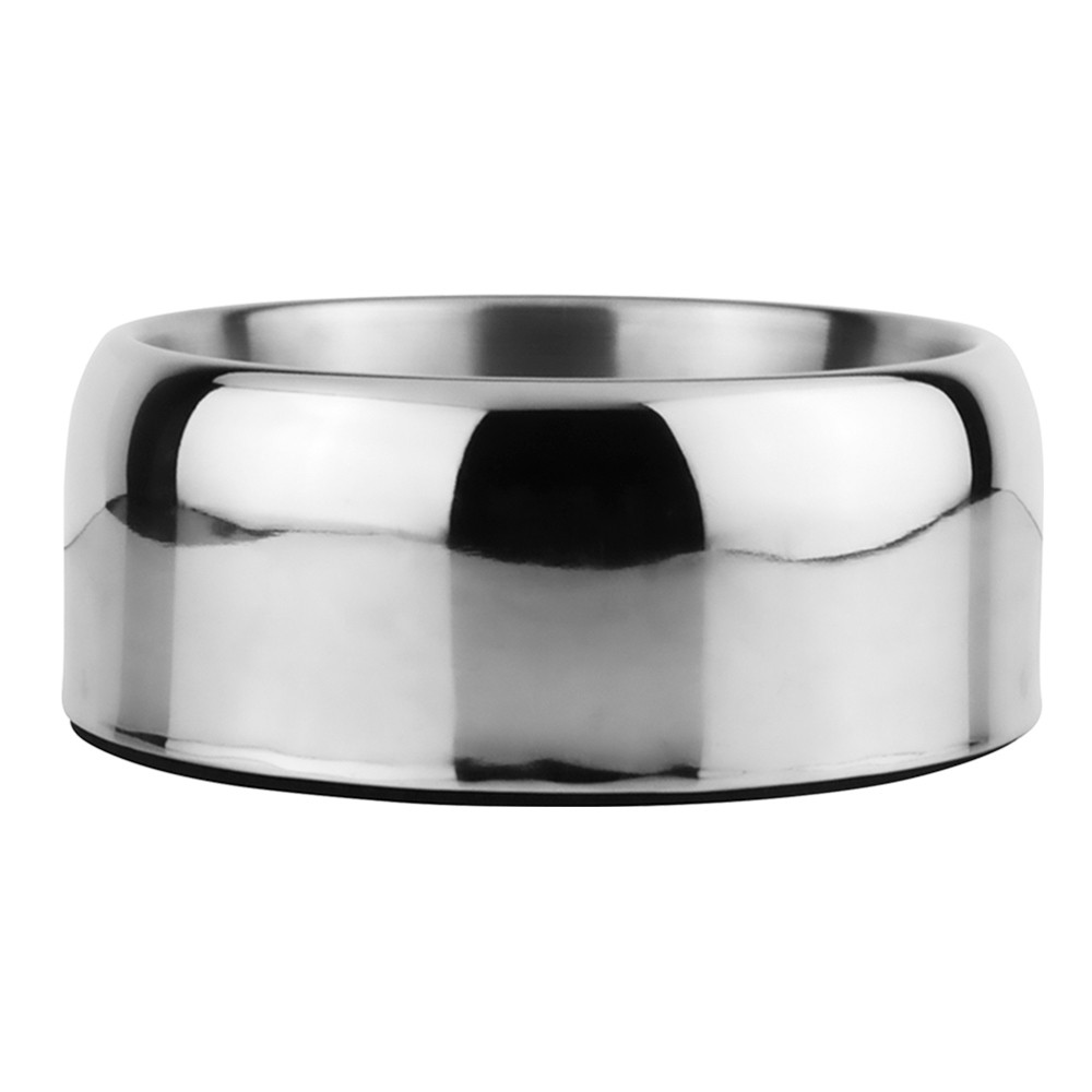 RVS boog "ZARIF" dubbelwandig, met rubberen ring  19,5 x 8 cm;  950 ml 