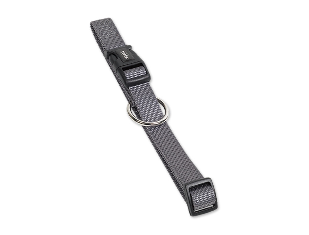 Kraag "Klassiek" l: 50-65 cm; b: 25 mm grijs