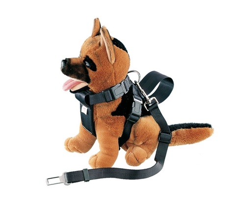 [NB75321] Harnas inclusief veiligheidsgordel maat S; nek: 15-53 cm; taille: 16-61 cm zwart