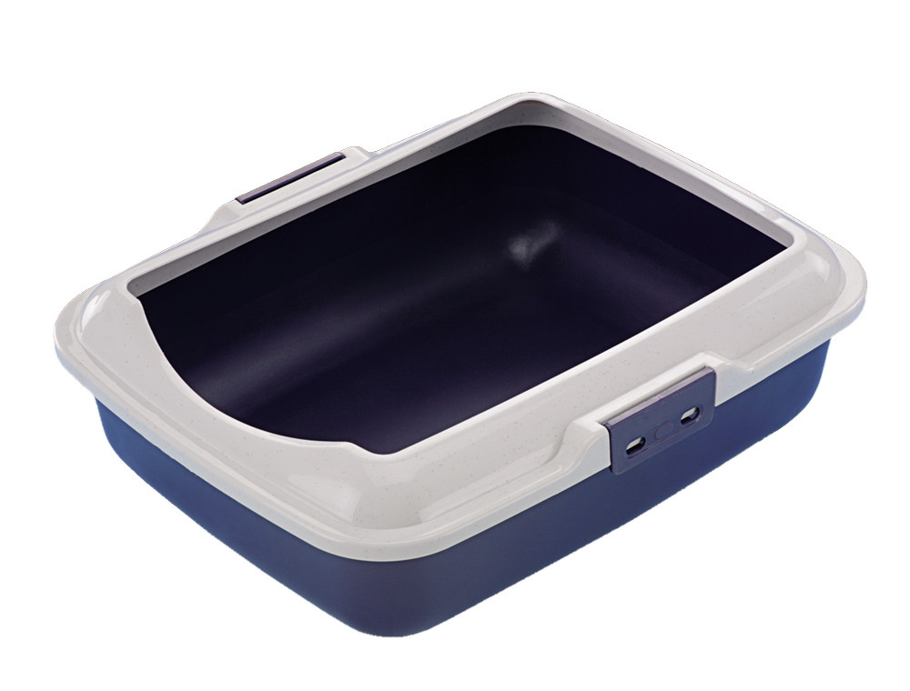 Kattentoilet 50 x 40 x 16 cm blauw