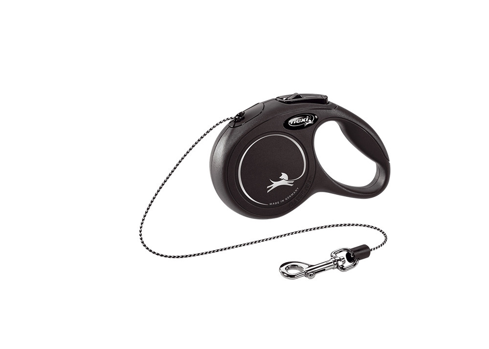 Flexi NIEUWE KLASSIEKE XS CORD 3 m zwart