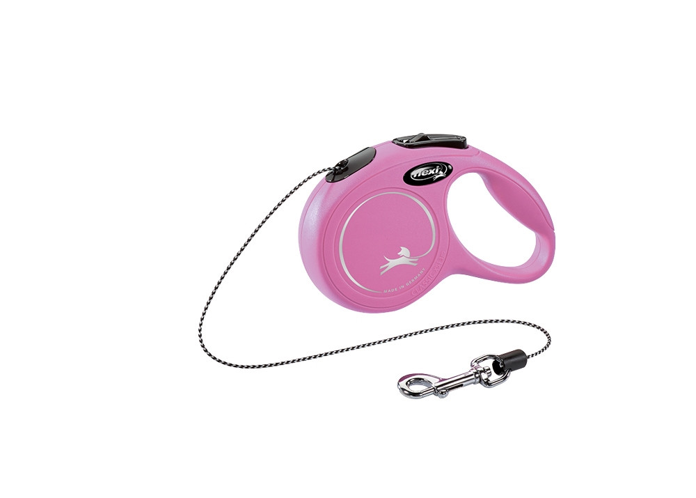 Flexi NEW CLASSIC XS-koord CORD 3 m roze