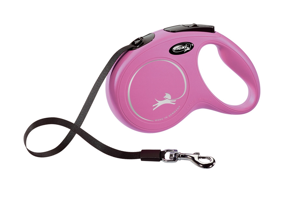 Flexi NIEUWE KLASSIEKE M TAPE 5 m roze