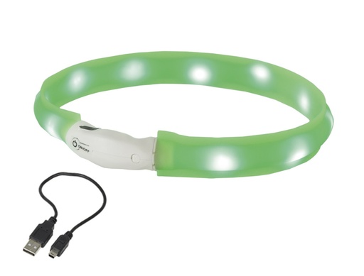 [NB77023] LED-lichtlint breed "ZICHTBAAR" S: 25 mm; 40 cm groen