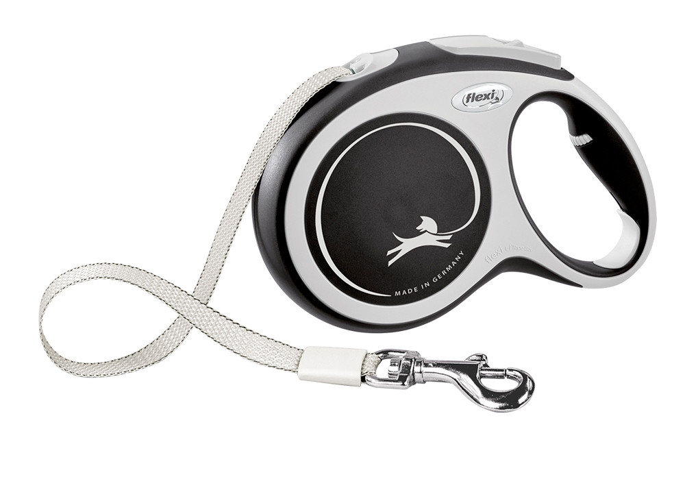 Flexi Nieuw Comfort L TAPE 8 m zwart