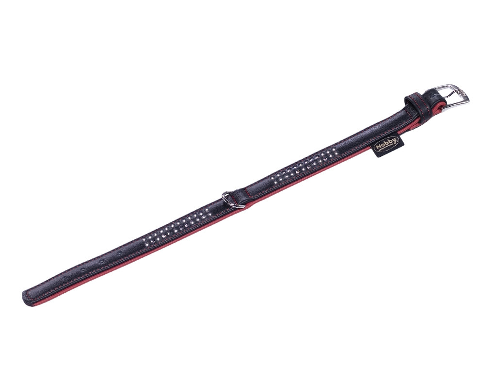 Kraag "PACIFIC DELUXE" enkele rij L: 27cm; (20-25cm) b: 12/14mm fuchsia
