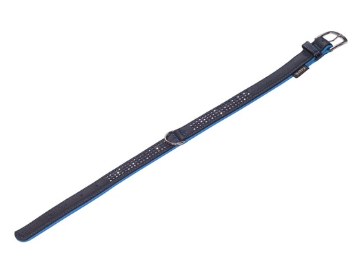 [NB7793901] Kraag "PACIFIC DELUXE" dubbele rij L. 42cm; (33-39cm) b: 19/21mm rood