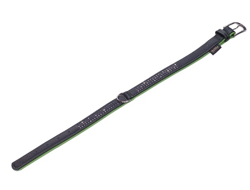 [NB7793904] Kraag "PACIFIC DELUXE" dubbele rij L. 42cm; (33-39cm) b: 19/21mm oranje
