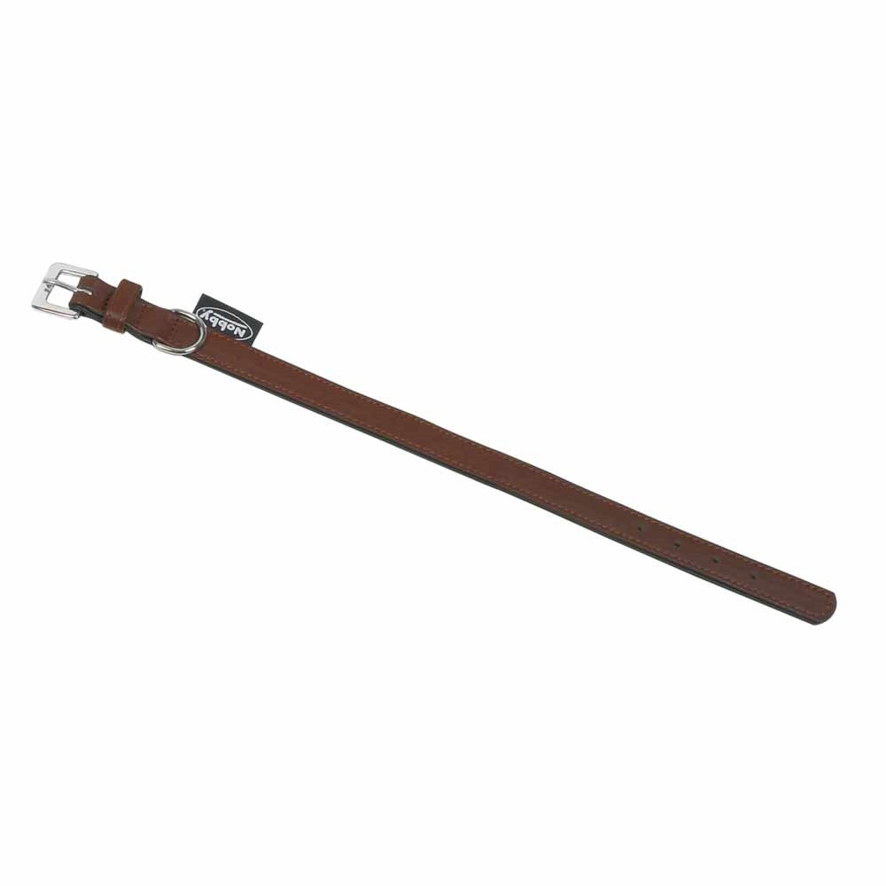 Kraag "ZUID" 42 cm (33-39 cm); 19/21 mm bruin