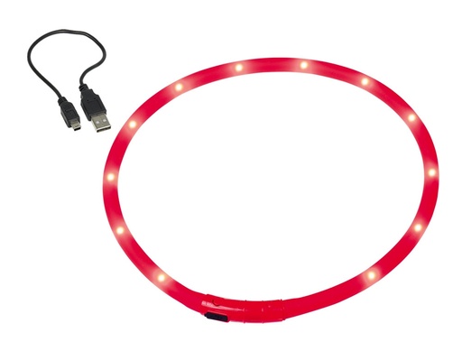 [NB78235] LED-lichtsnoer ZICHTBAAR 10 mm; 70 cm rood
