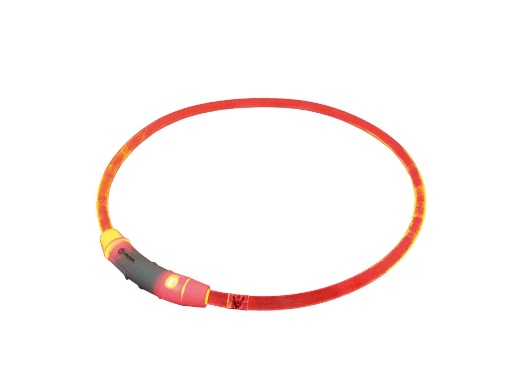 LED-lichtband ZICHTBAAR L 7 mm; 65 cm trans. rood